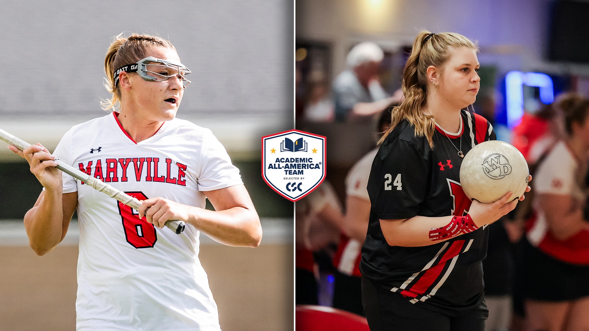 Marissa Zeno and Anna Maxwell 2025 CSC Academic All-America