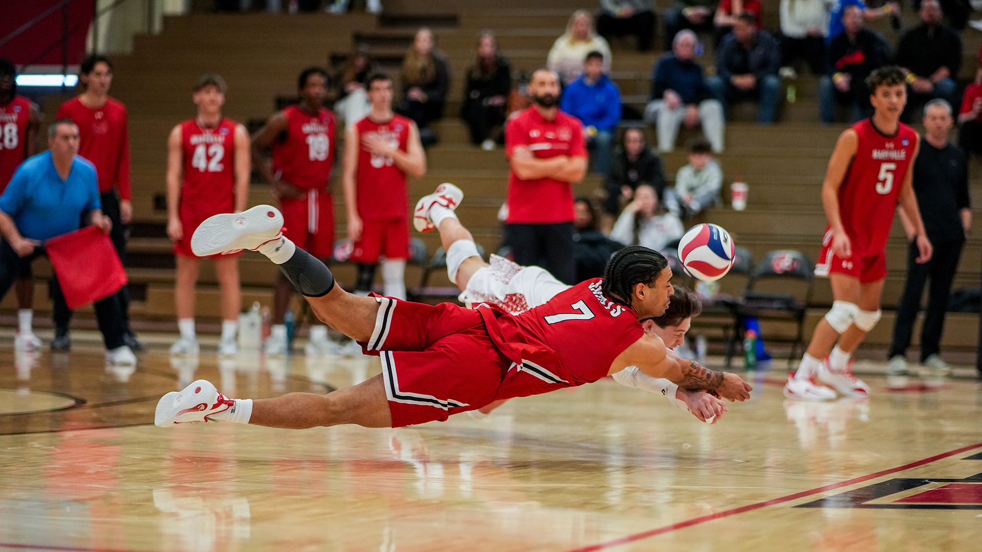 Jayden Rookhuyzen dig vs Barton 2026