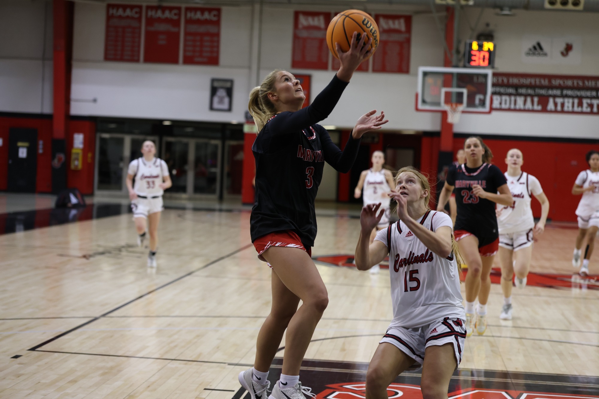 Madyson Rigdon layup at Jewell 1-8-26