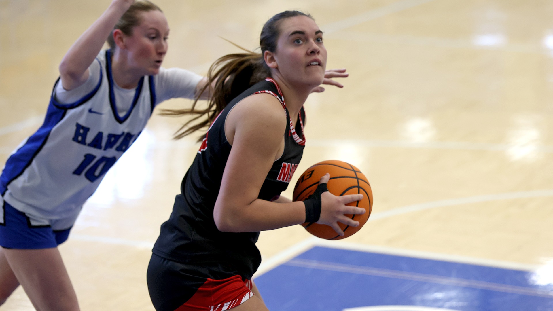 Claire Lueken layup at Rockhurst 2026