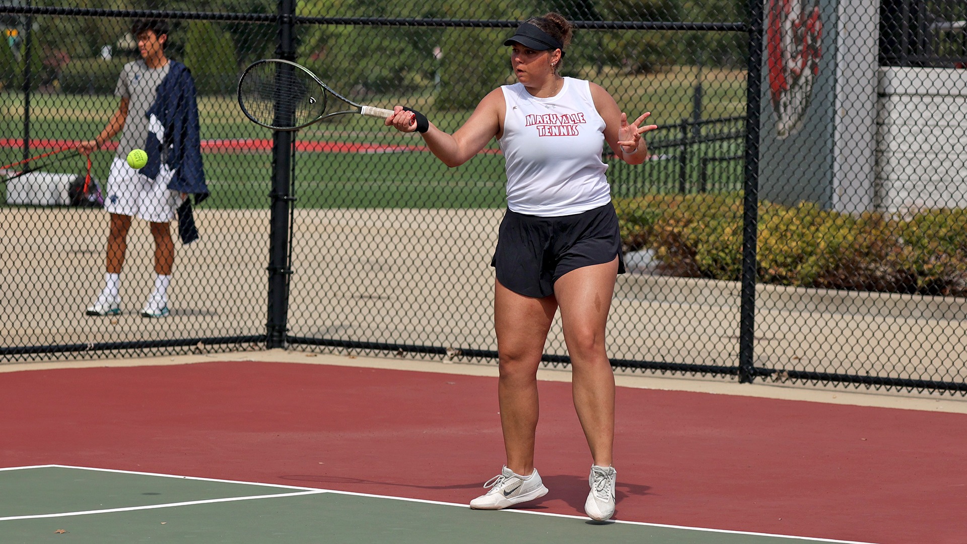 Luana Luersen forehand vs MBU fall 2025