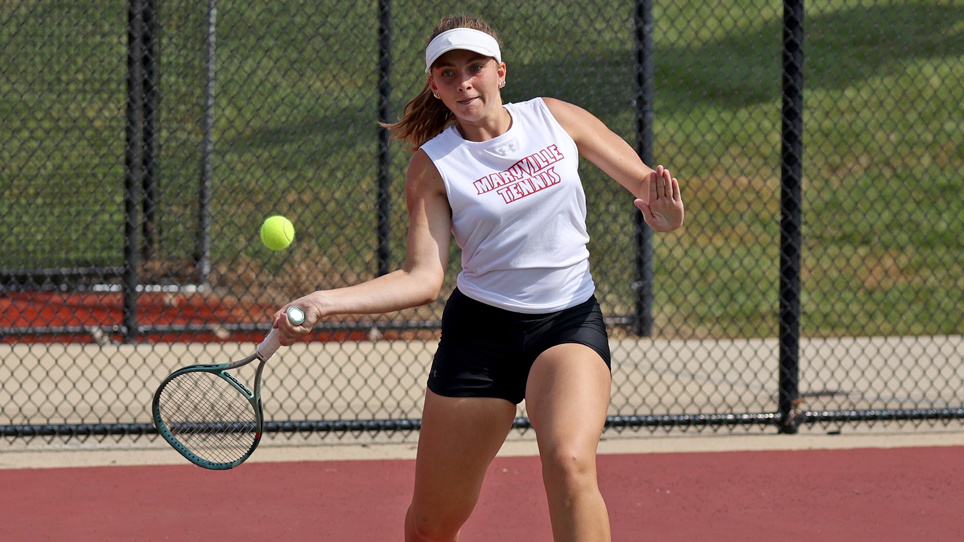 Women's Tennis in action vs MBU fall 2025