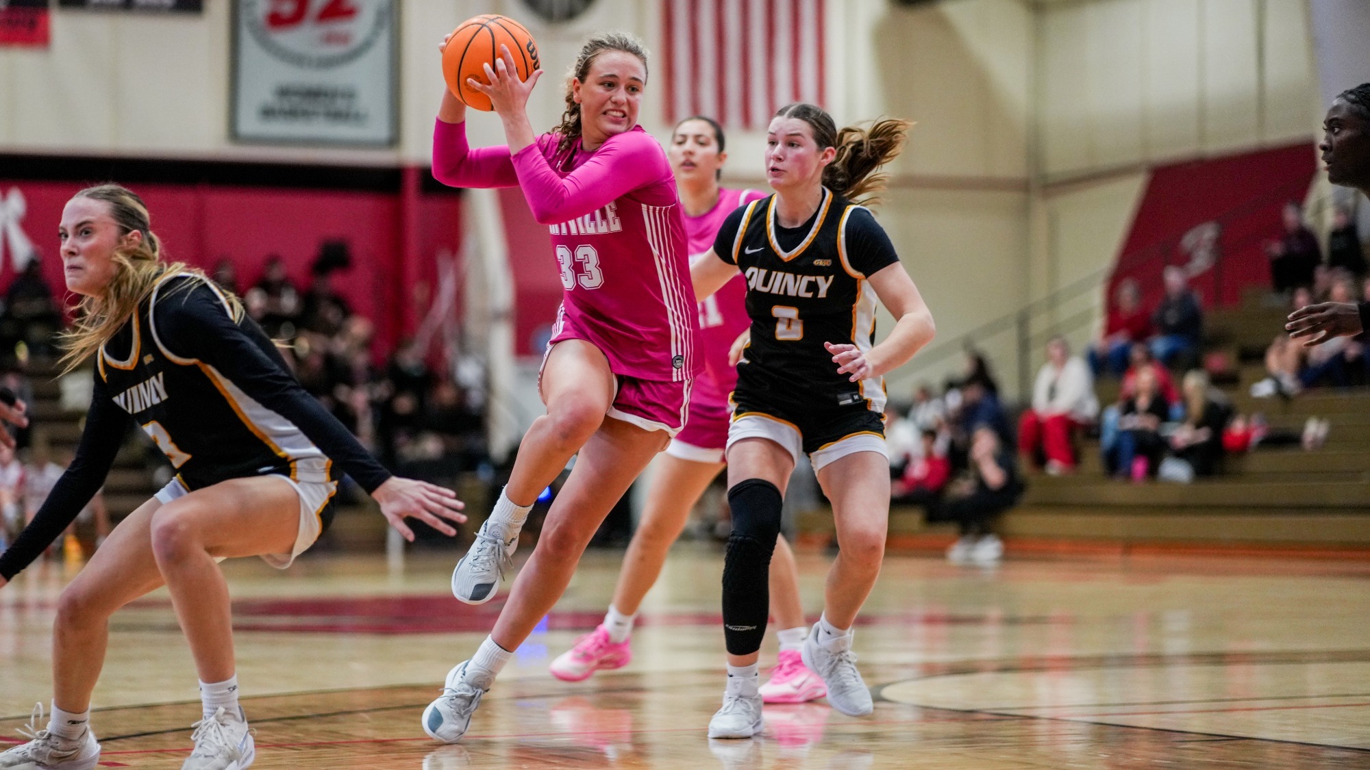 Adylan Ayer dribbles in the lane