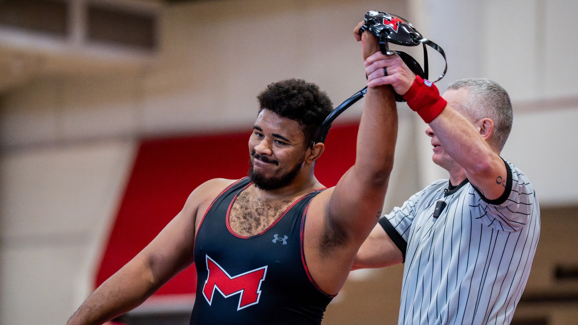 Jonovan Smith gets his hand raised