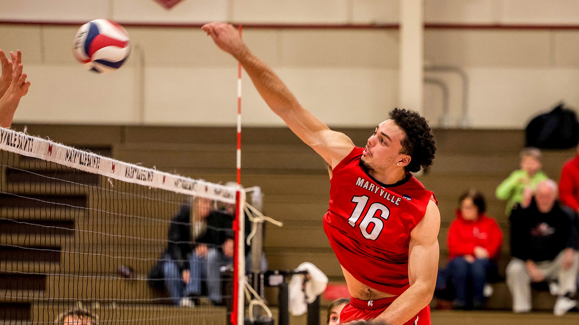 AJ Robateau swing over net