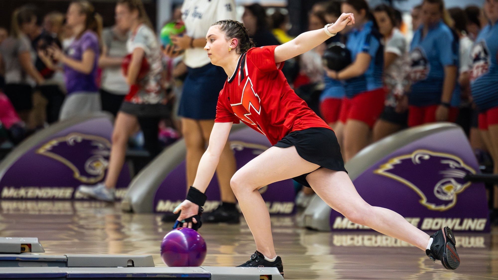 Sophia Matheson bowls