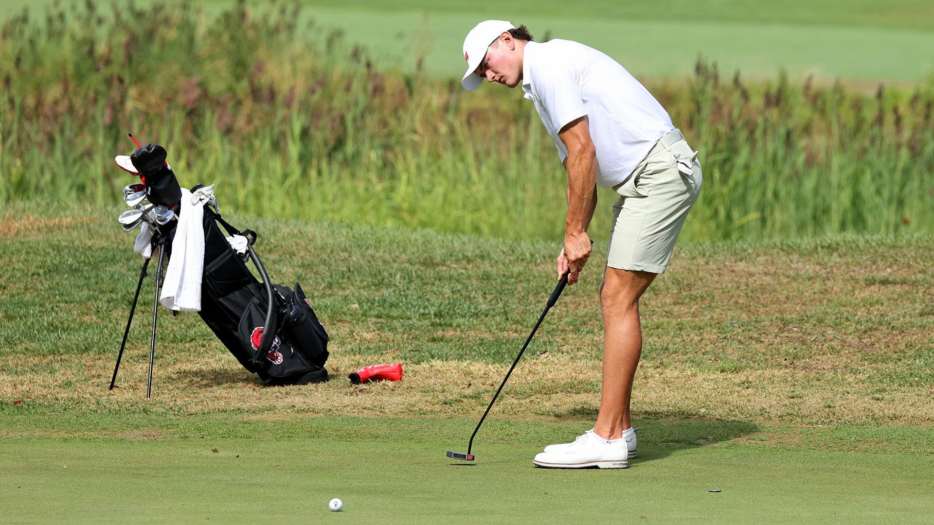 Quinn Thomas putting at Gateway 2025