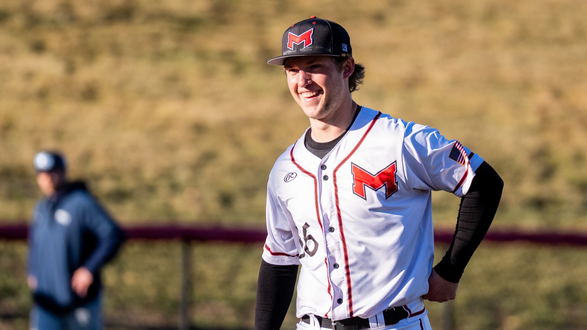 Brayden Rubel smiles