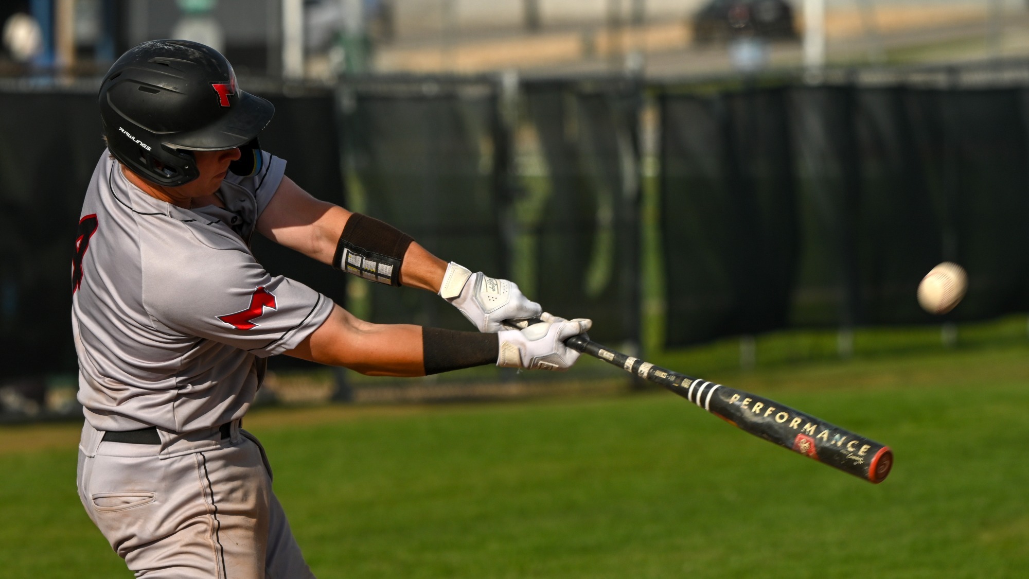 Dominic Anselmo hits a home run at Missouri S&T