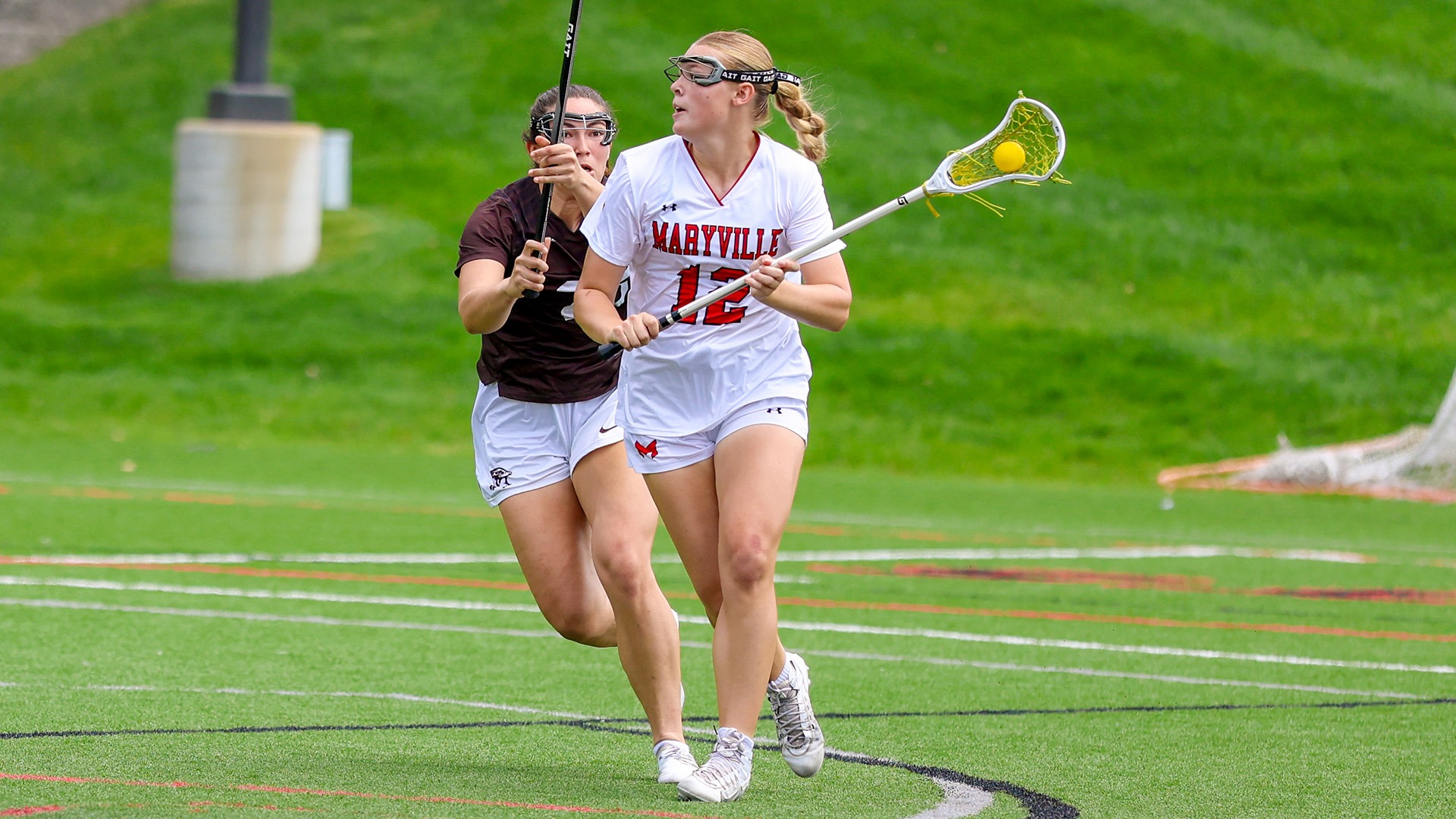Paige Murphy with ball vs Quincy 2026