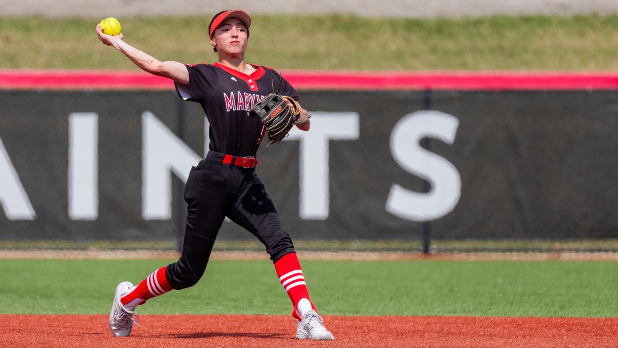 Leah Perales throws the ball