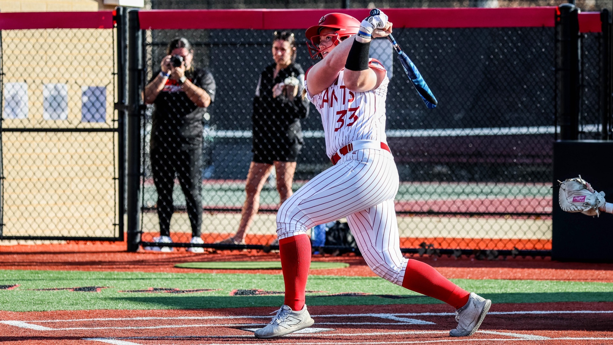 Addison Koth follows through