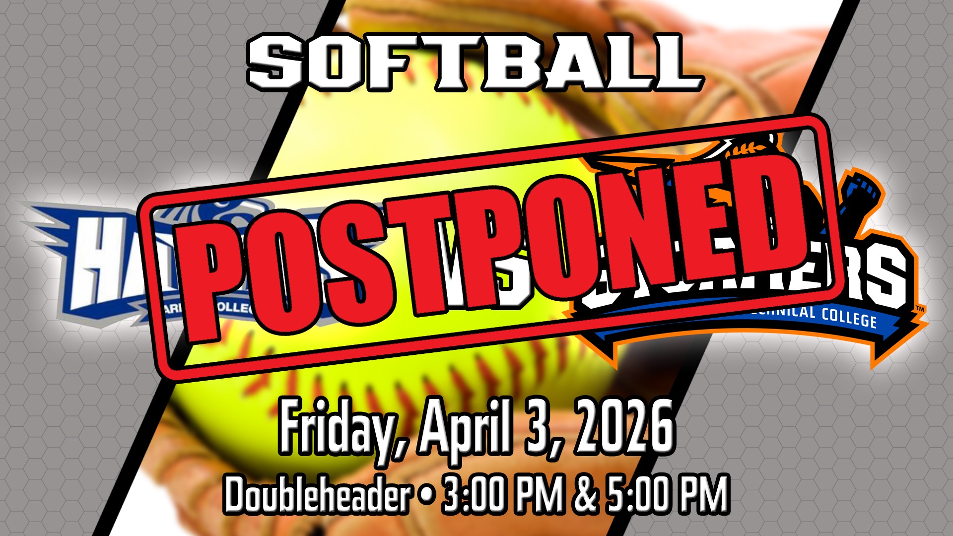 20260403 SB TV Photo VS Harper College Postponed