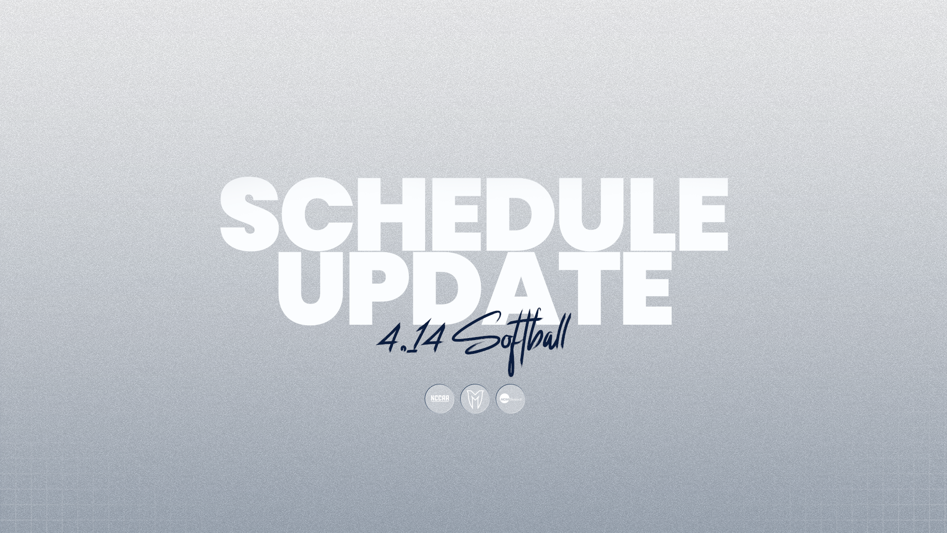 Softball Schedule Changes