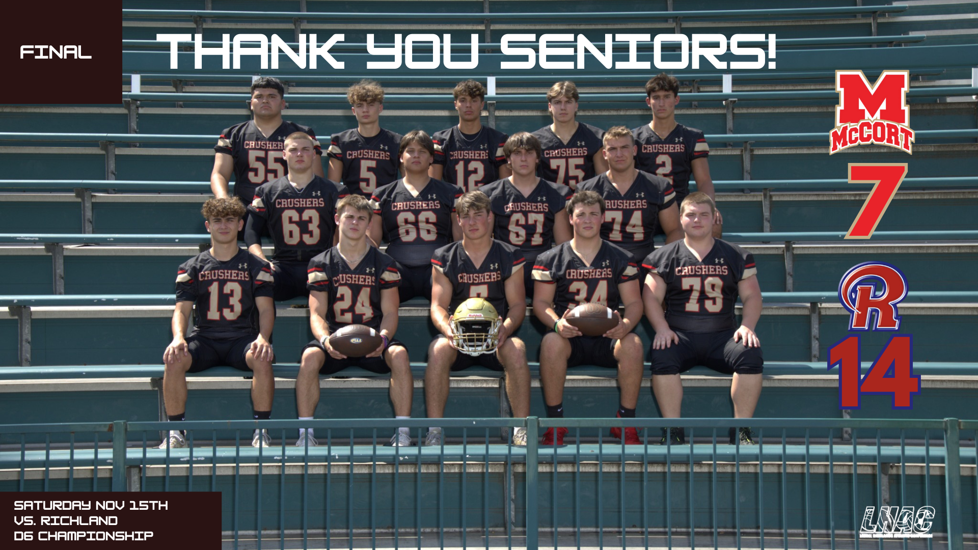 Football Loss 14-7 Richland 2025