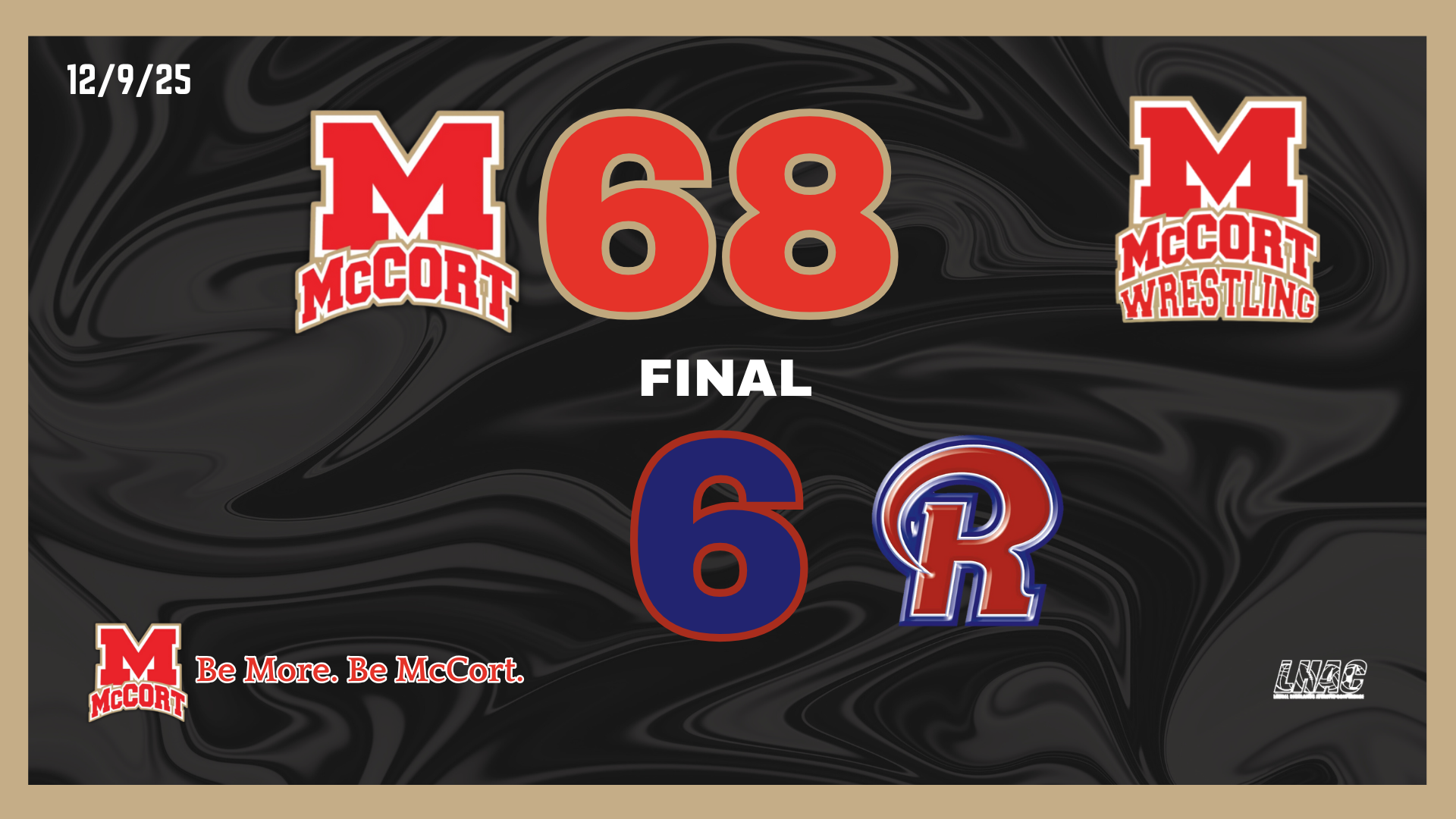 Wrestling 68-6 Richland