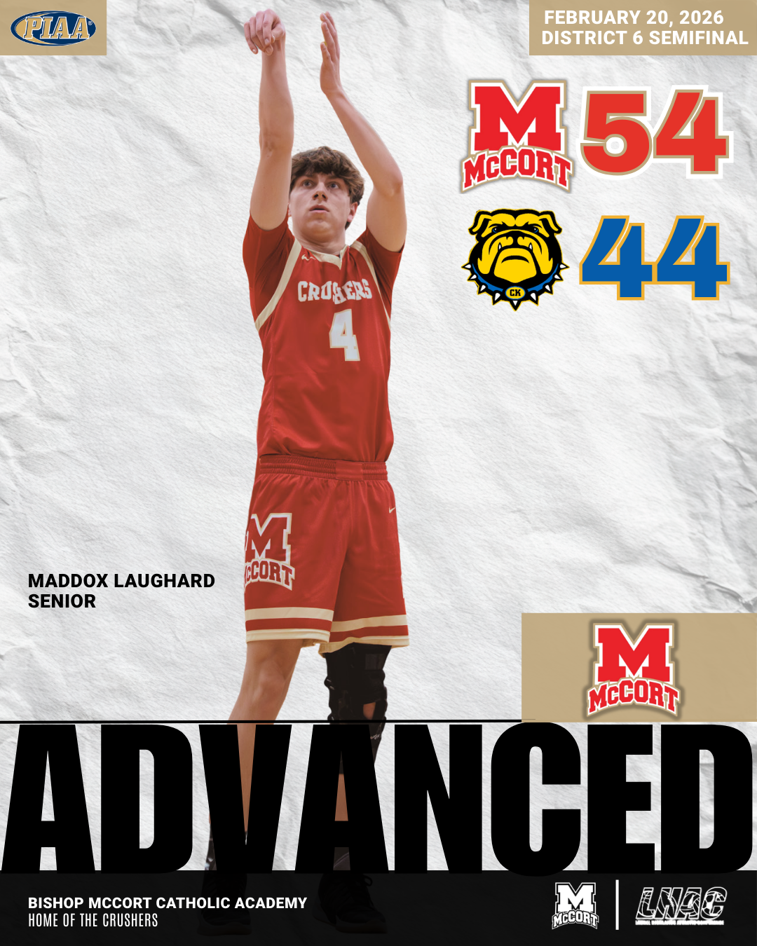 Boys Bball 54-44 Claysburg