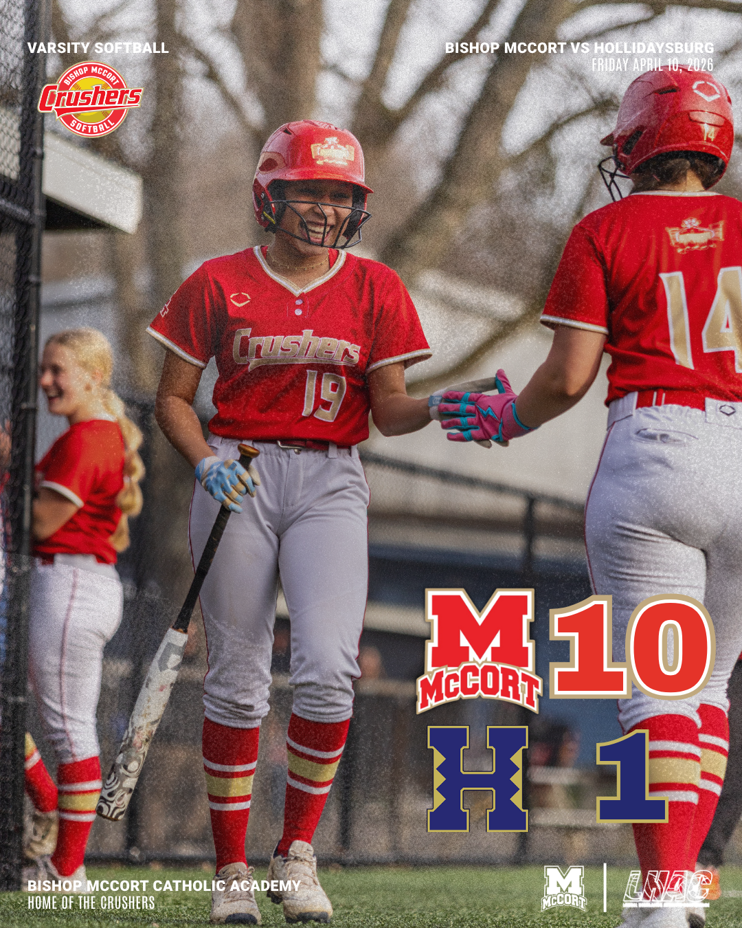 Softball 10-1 Hollidaysburg