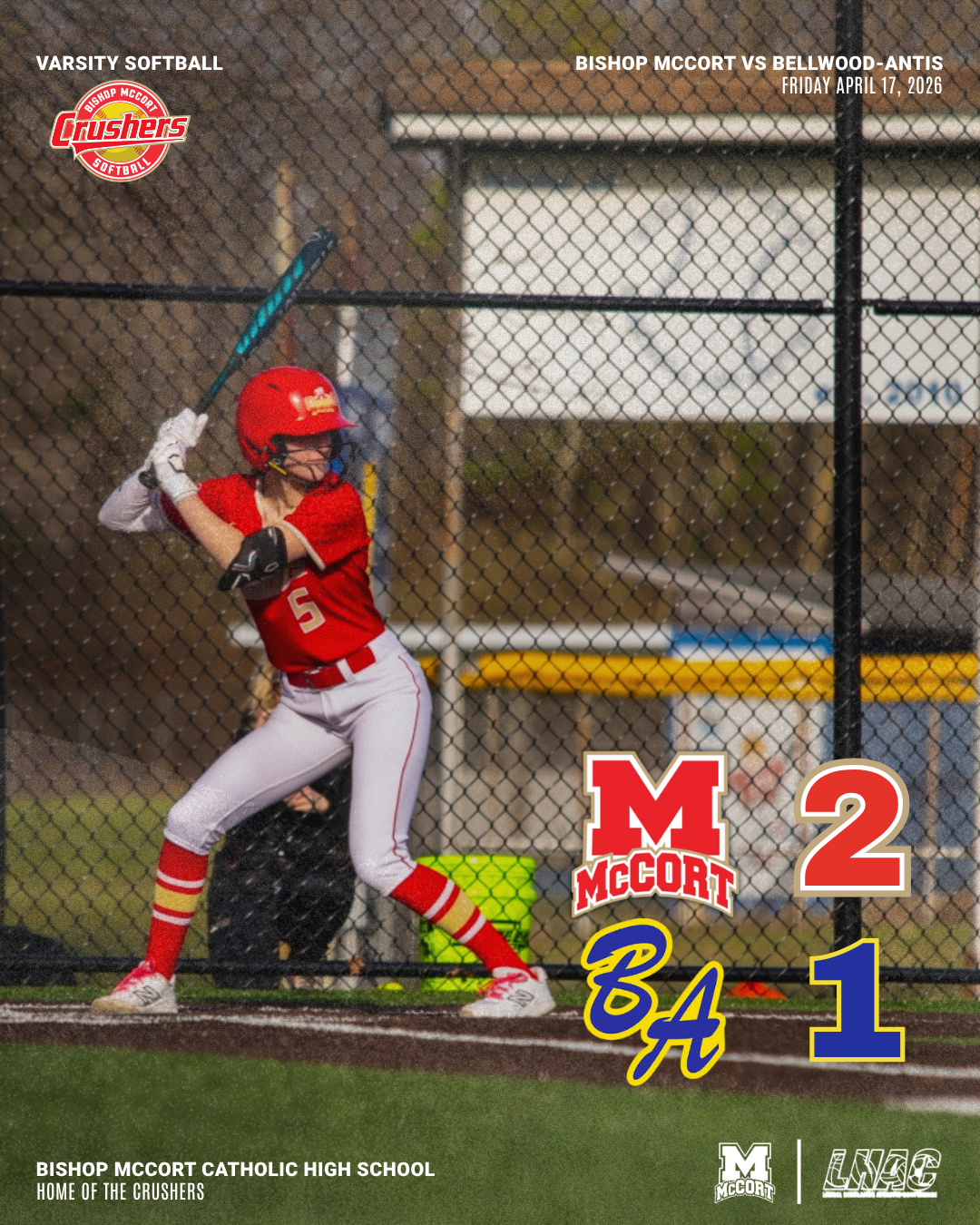 Softball 2-1 Bellwood