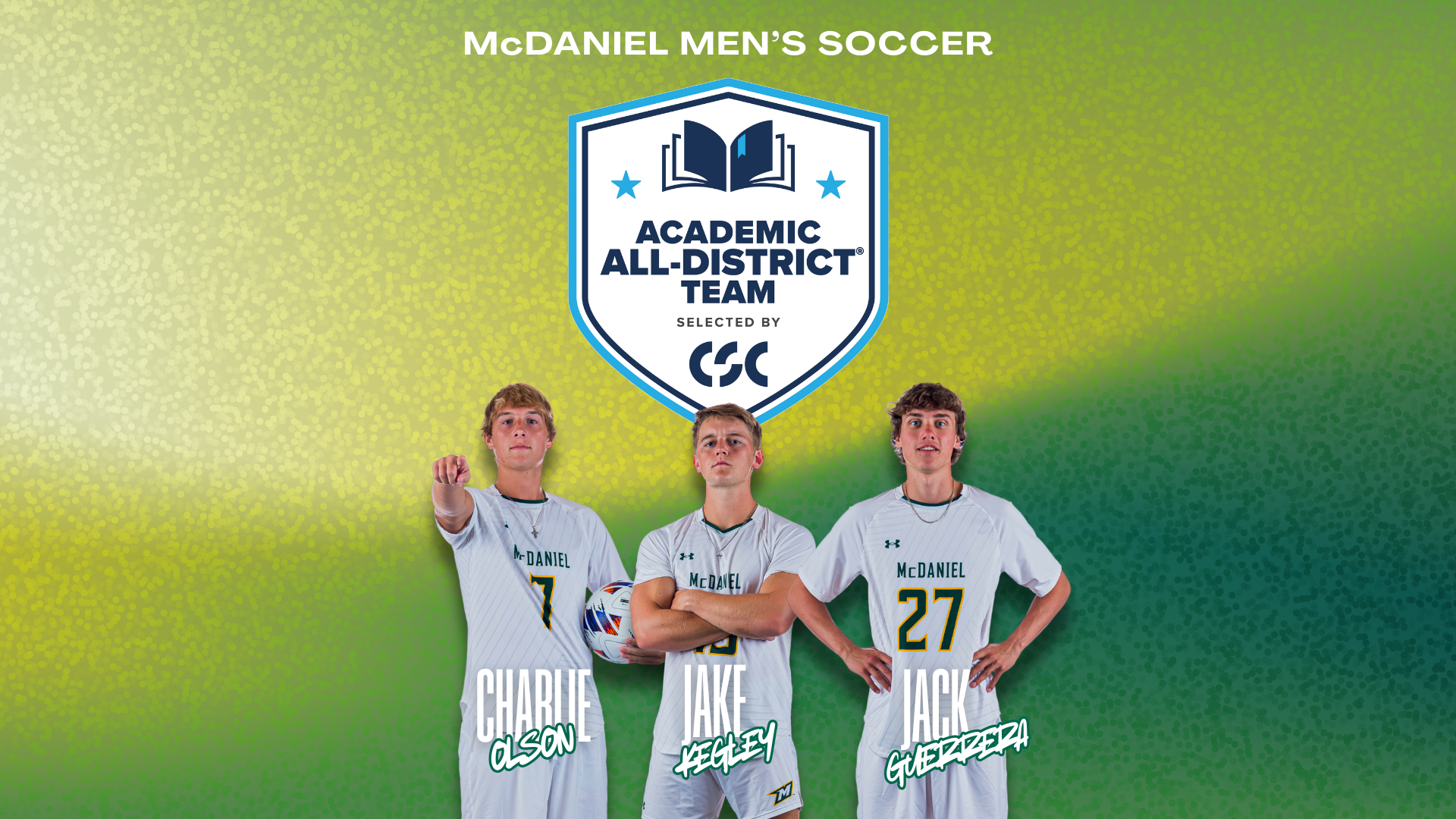 2025 CSC Men's Soccer Academic All-District