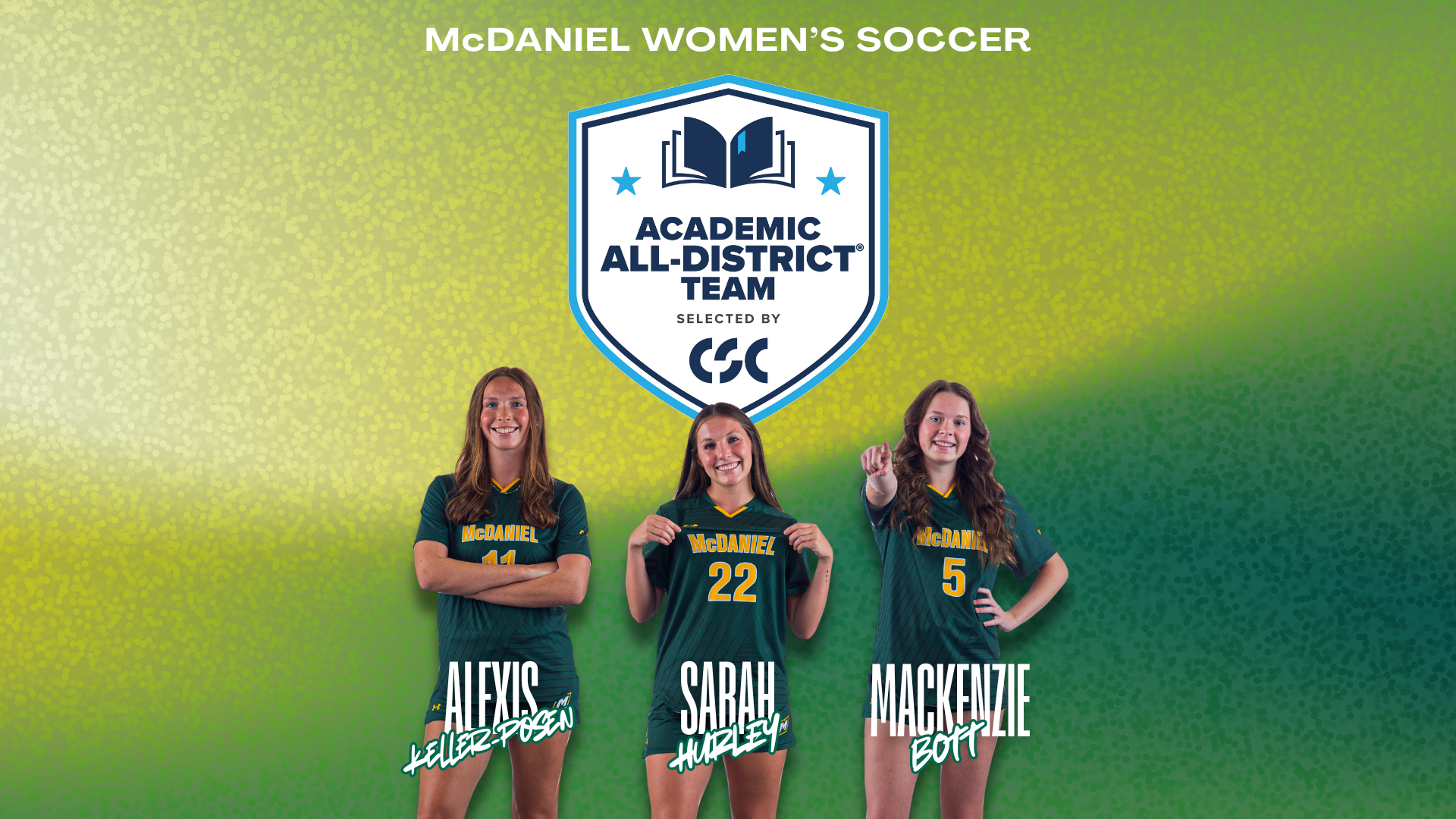 2025 CSC Women's Soccer Academic All-District