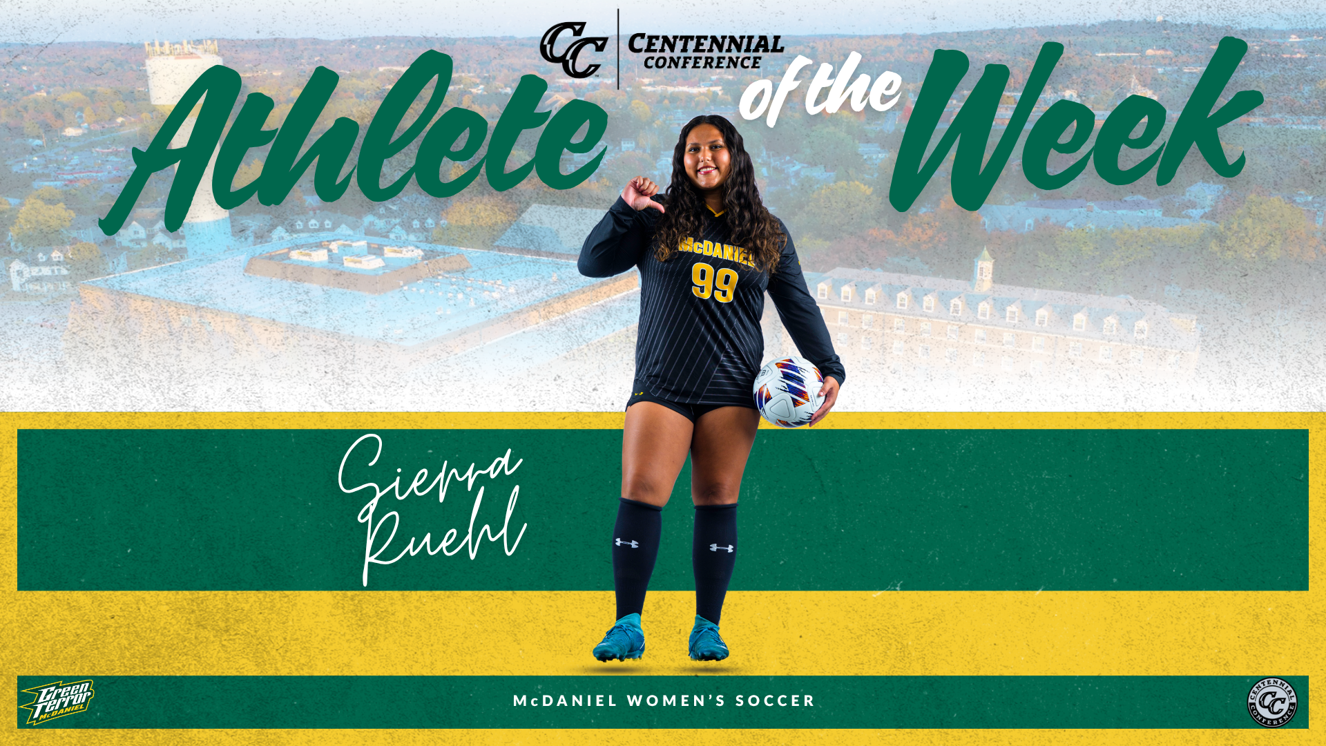 Ruehl Named Centennial Conference Player of the Week (Oct. 13, 2026)