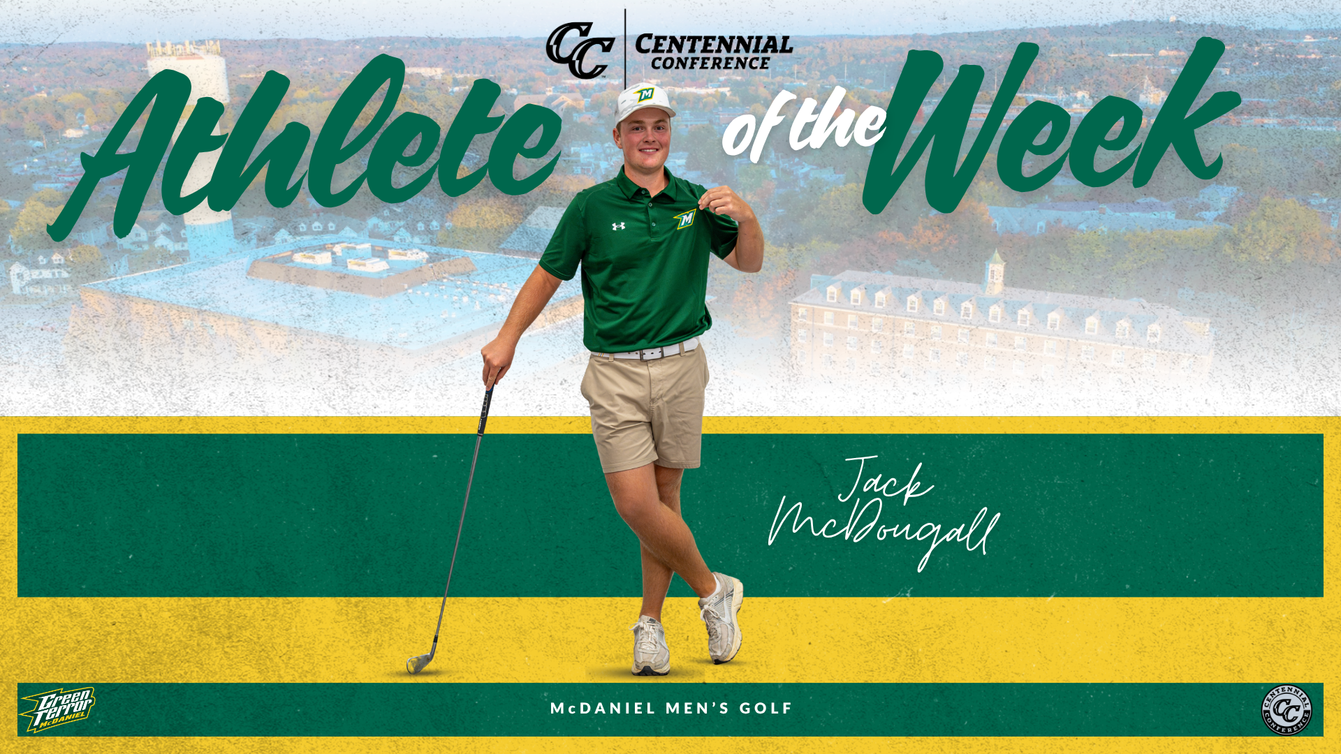 Jack McDougall Named Centennial Conference Athlete of the Week