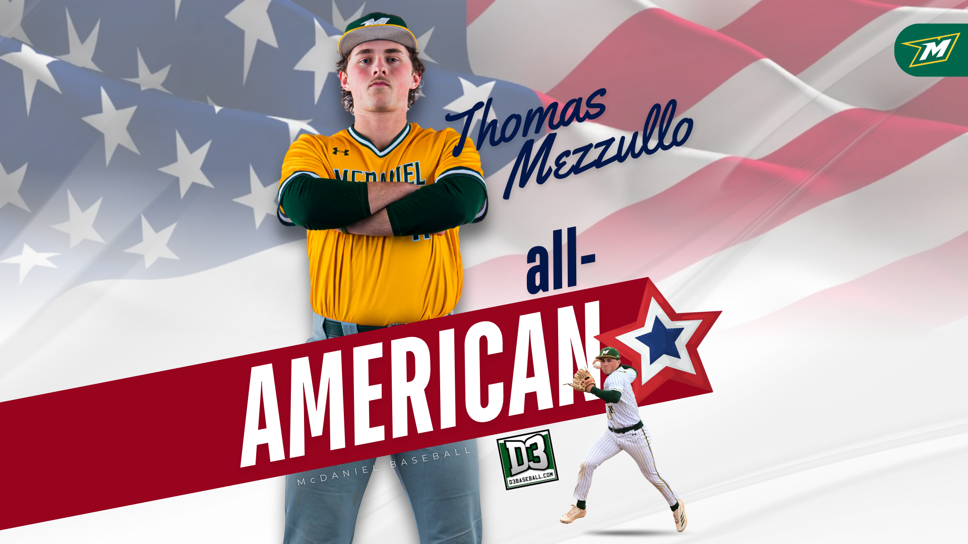 Thomas Mezzullo D3baseball.com All-American