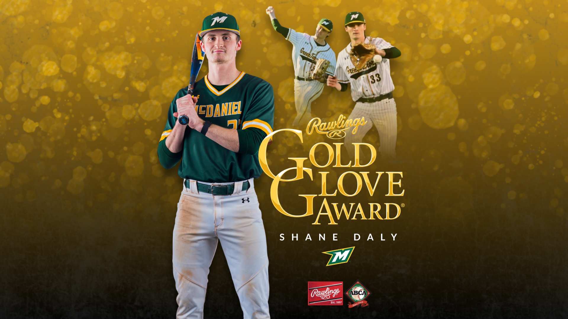 Shane Daly ABCA Gold Glove Award