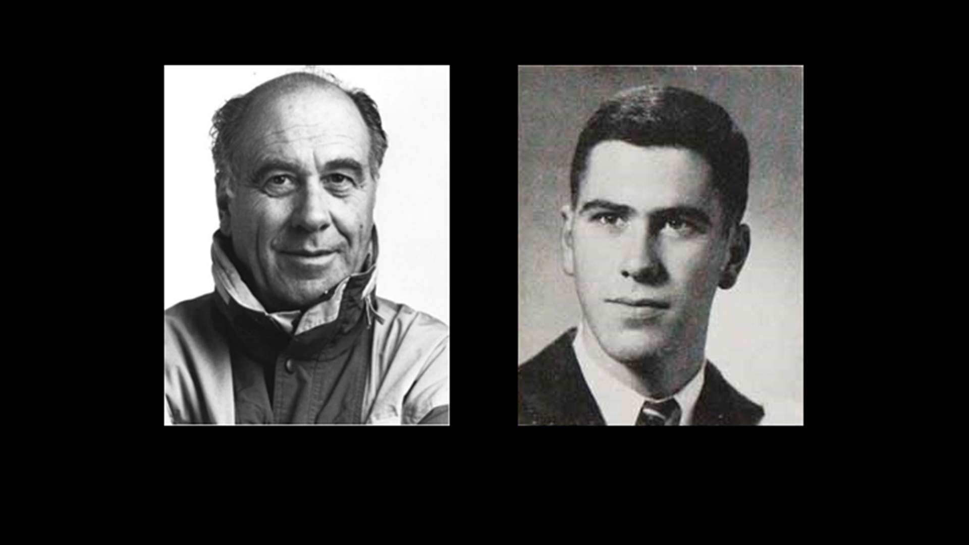 John Fry cica 2000 (L) and 1951 (R)