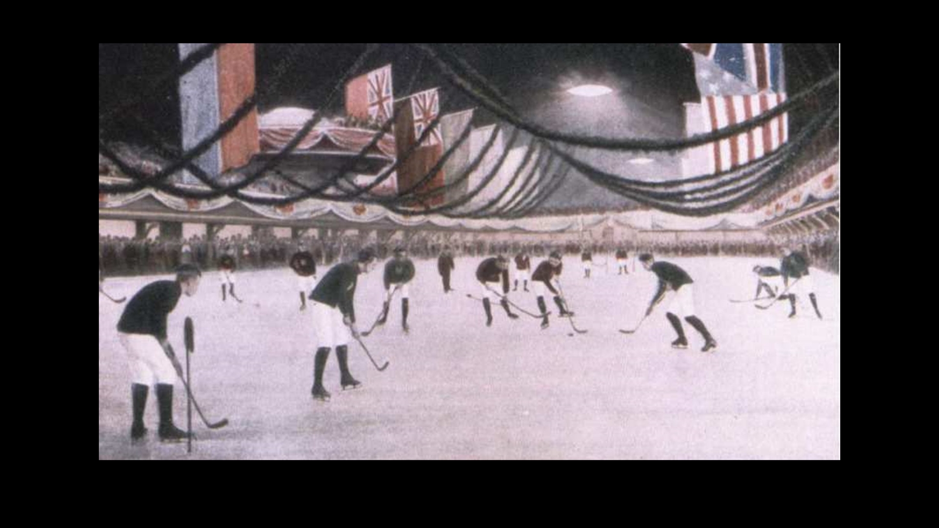 The historic Victoria Skating Rink in Montreal played host to the first Stanley Cup championship in 1893