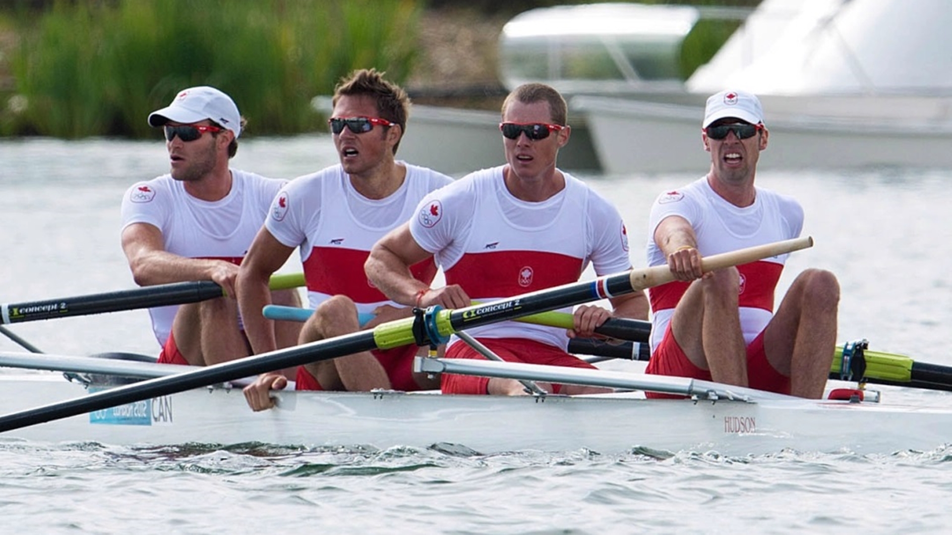 McGill grad Derek O'Farrell (far right) PHOTO: Canadian Olympic Committee