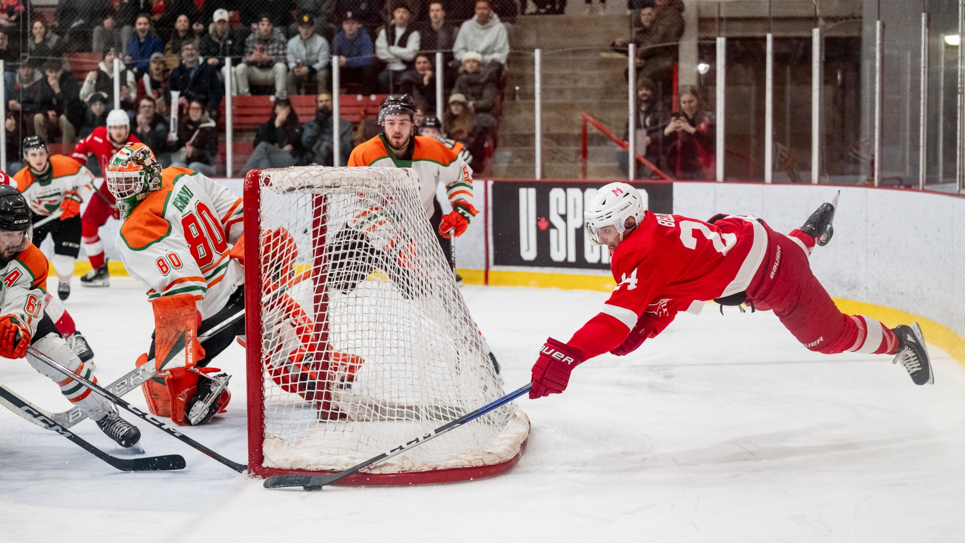 Close call by McGill rookie Thomas Belzile