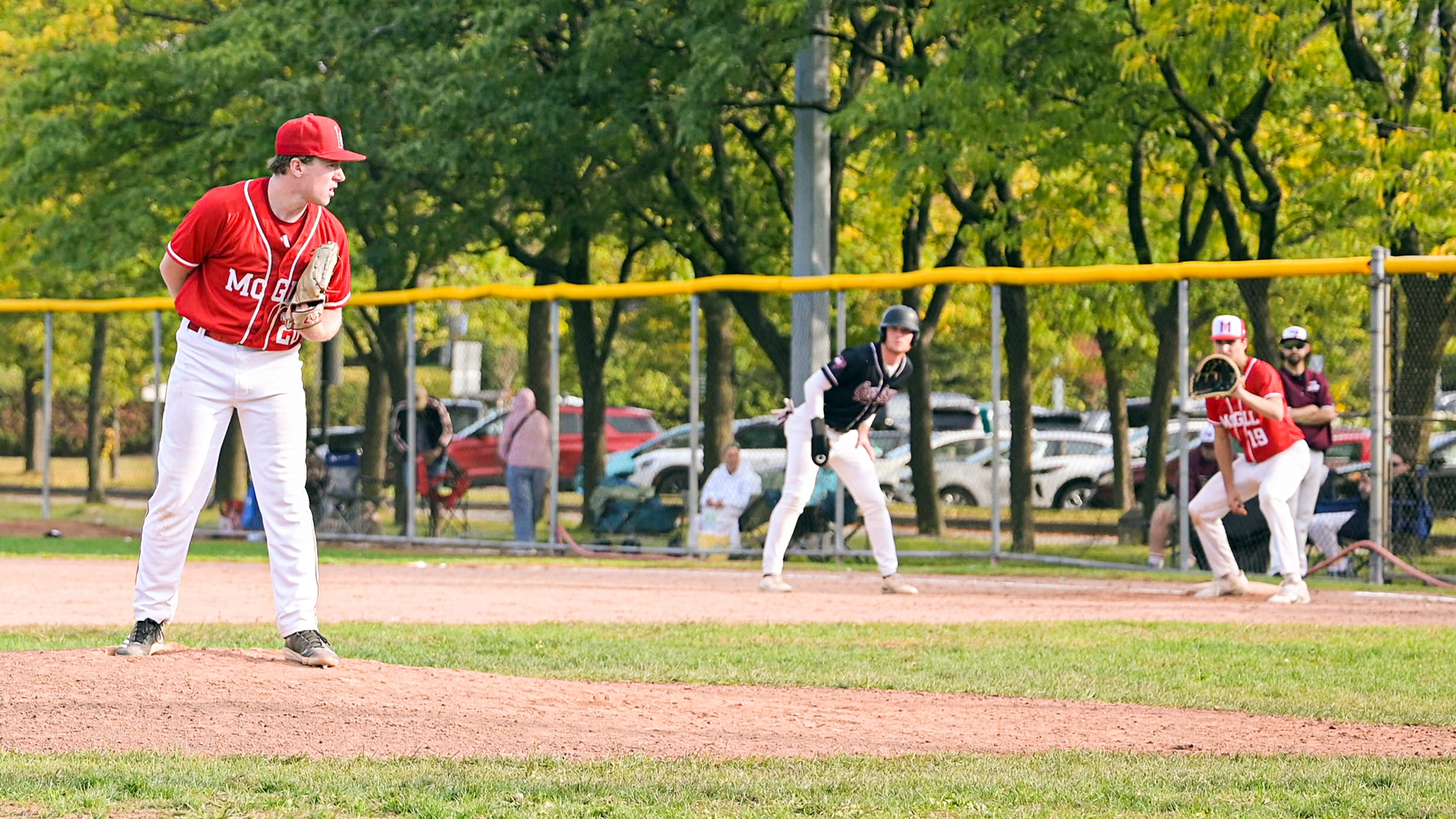 Pitcher Will Greer and first baseman Eli Brisman