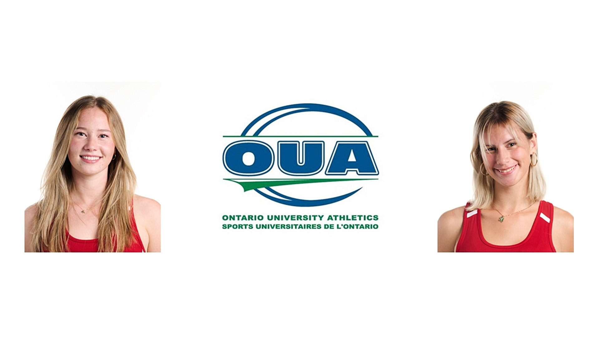 McGill field hockey players Avery Berry (L) and Grace Hodges (R)