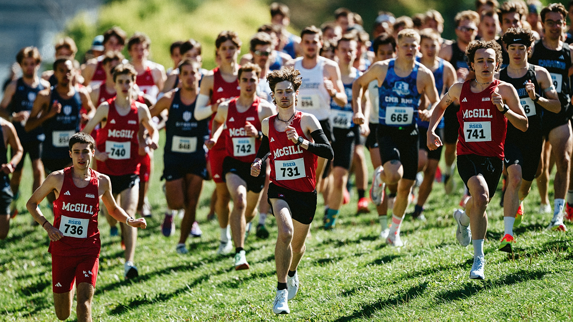 McGill distance runner Sean Adams (#731)
