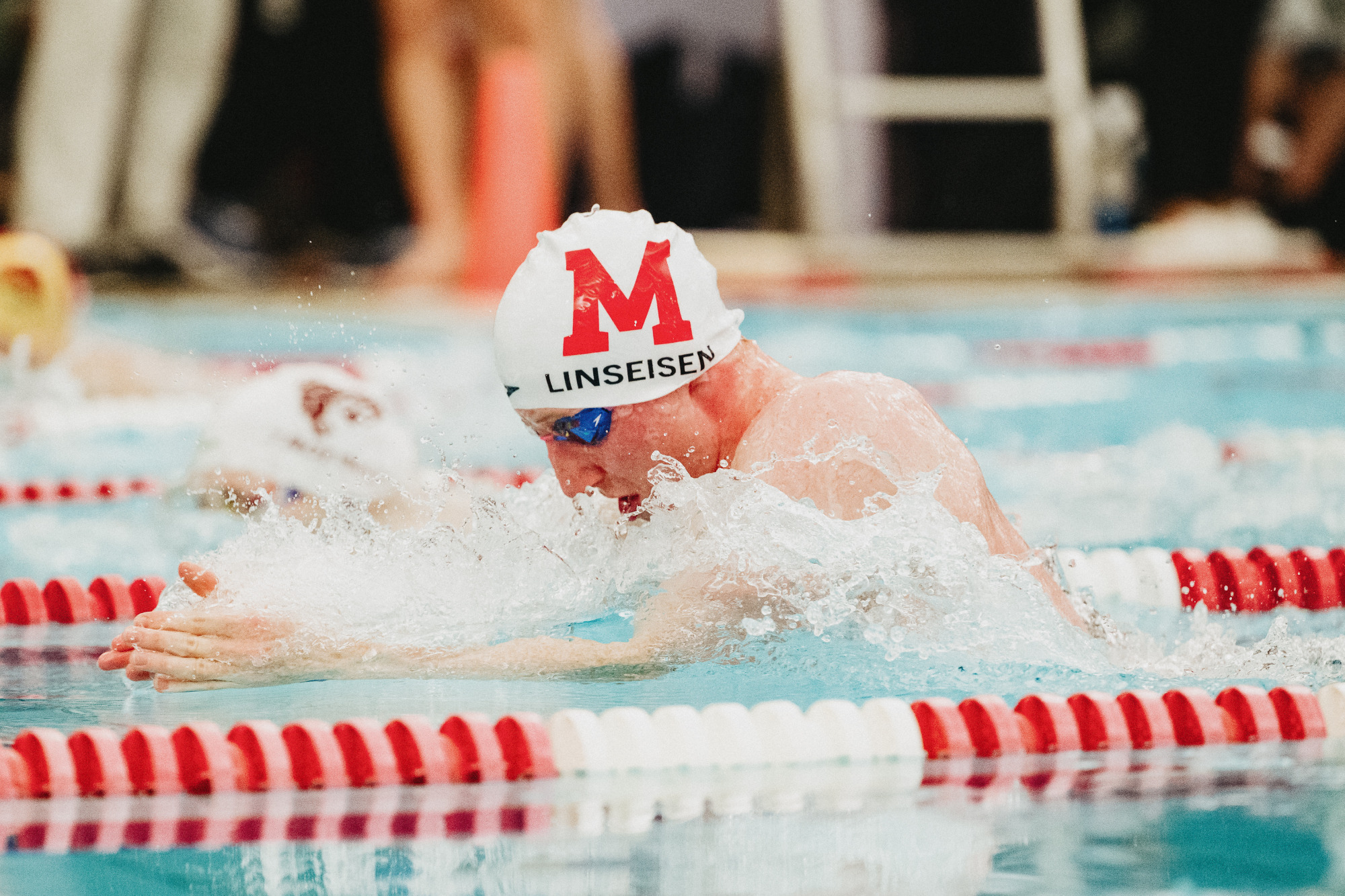 Erik Linseisen at OCTOBER 26: McGill Swimming RSEQ Cup 2 on October 26, 2025 in Montreal, QC, Canada. (Photo by Matt Garies / McGill Athletics)