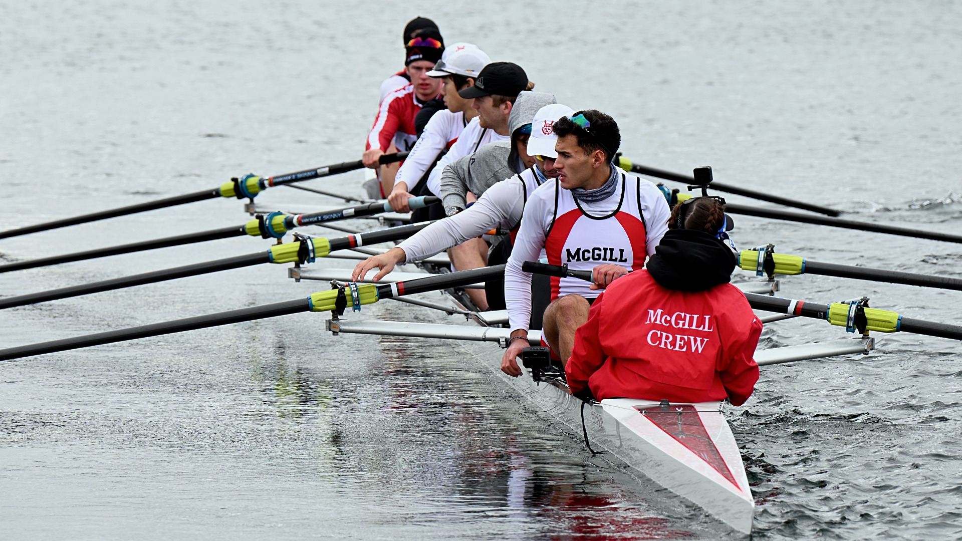 McGill men's eight at 2025 CURA championships in Montreal