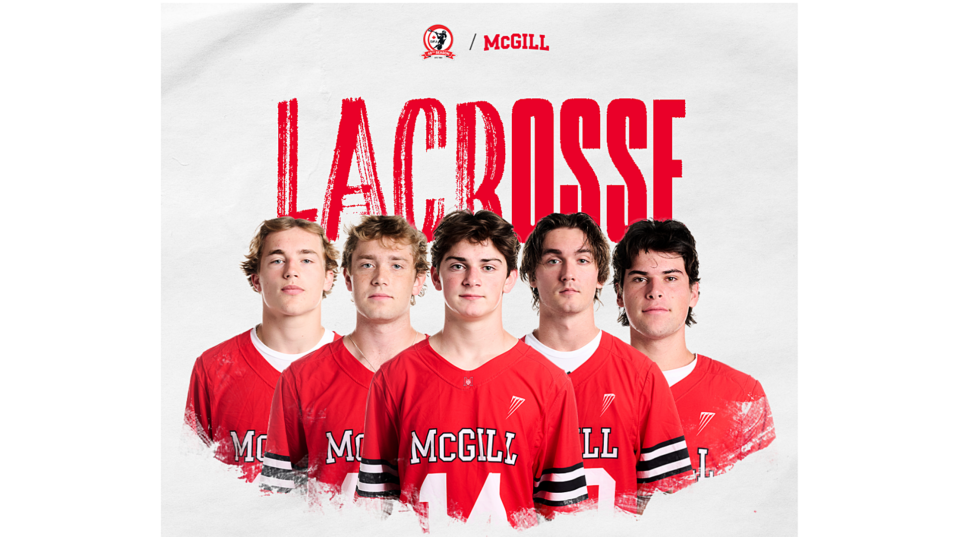 2025 CUFLA EAST ALL-STARS (L to R): Luke Nickel, Jake Brady, Brennan Visokey, Jack Buzby, Joshua Jewell