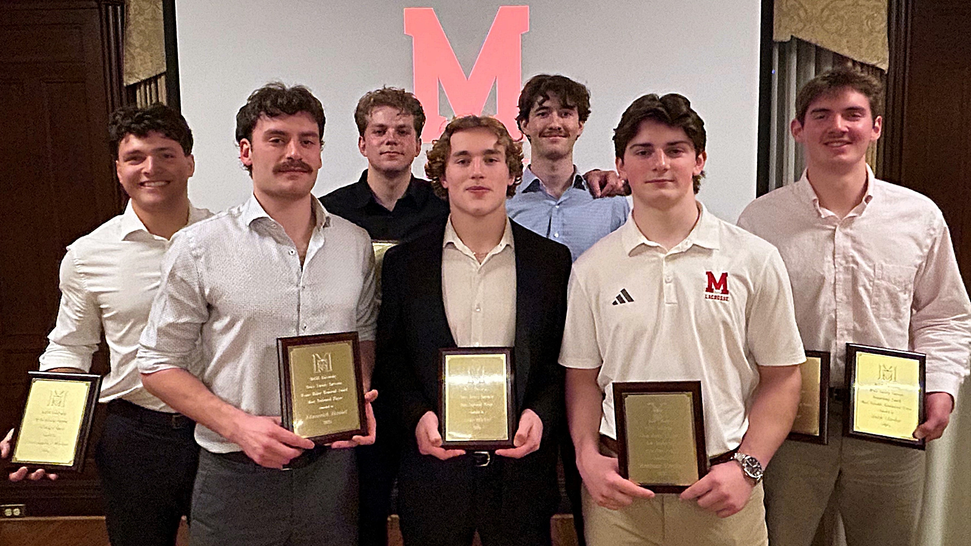 McGill lacrosse's 2025 team award recipients