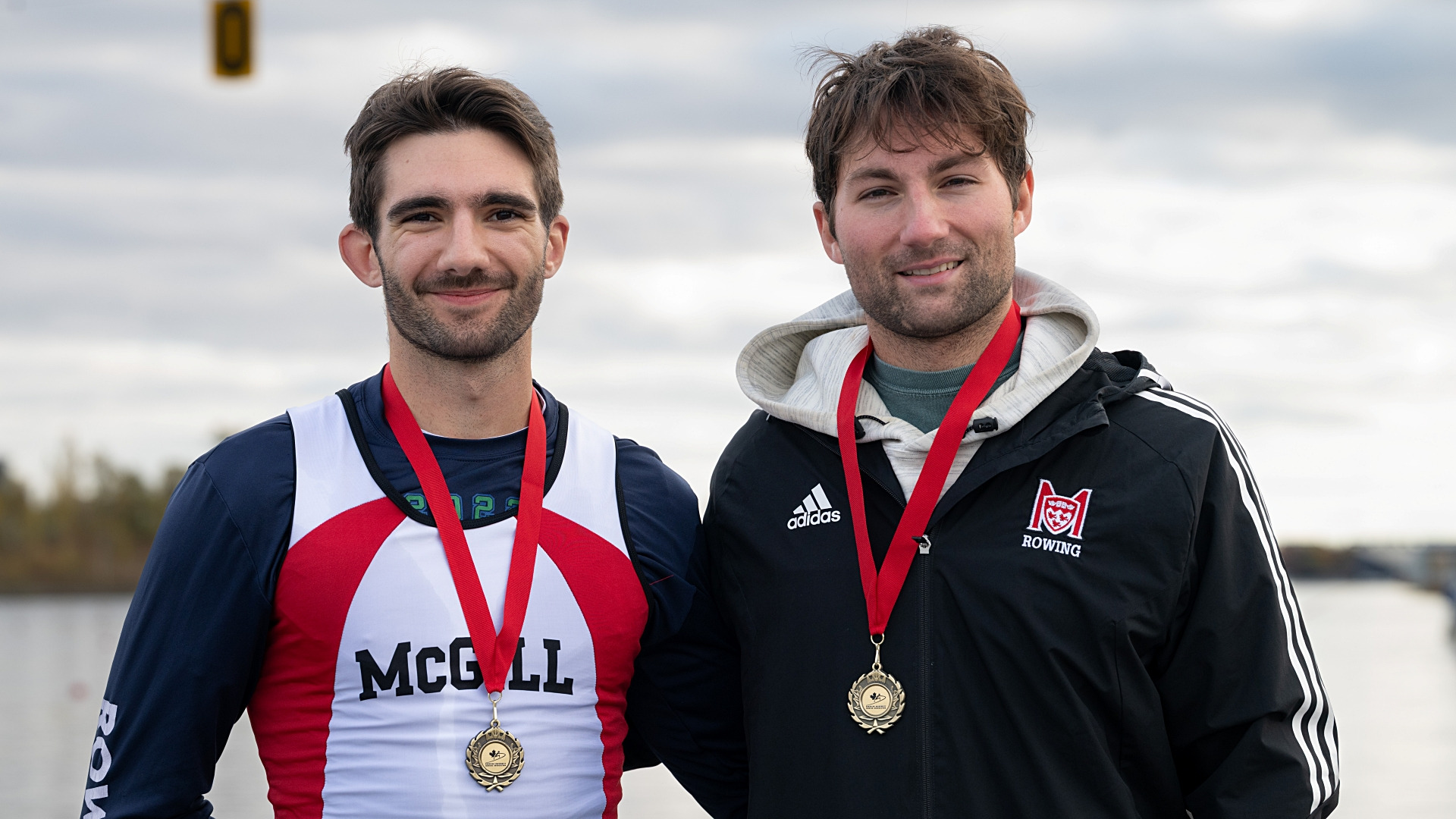ON GO:DEN POND: Jacob Lofaro (L) and Patrice Légaré (R)