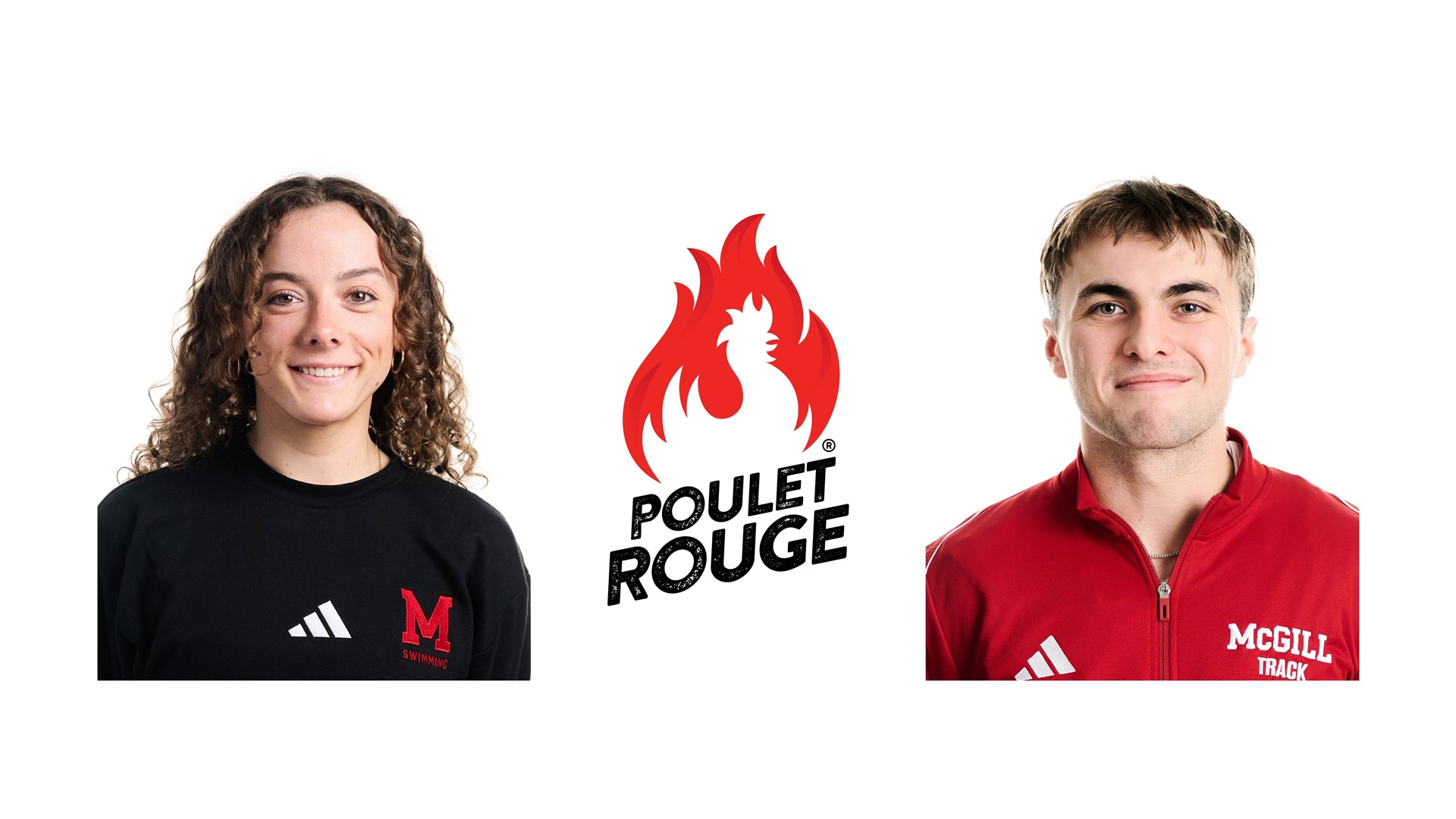 Swimmer Iris Tinmouth and track’s Luca Nicoletti 