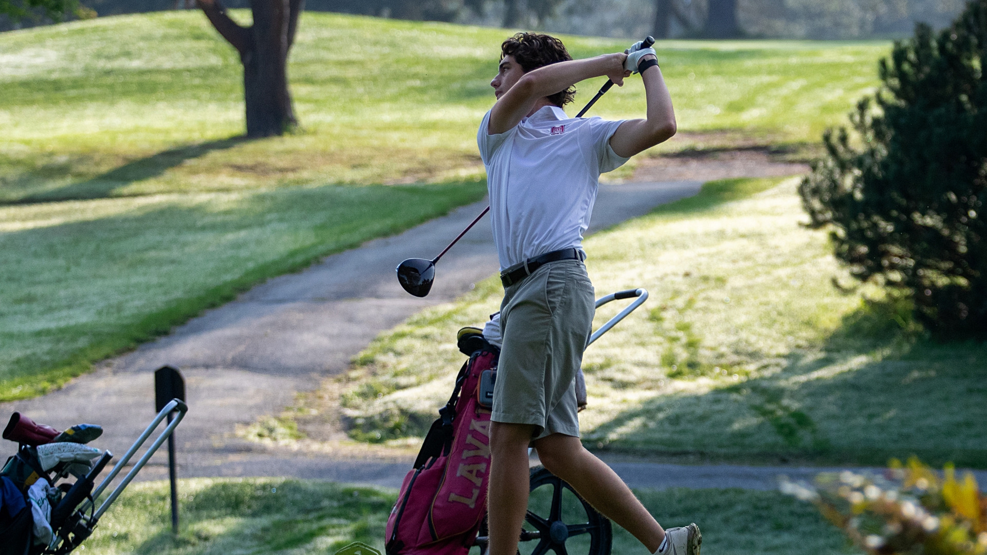 McGill golfer at 2024 season opener at Golf Milby