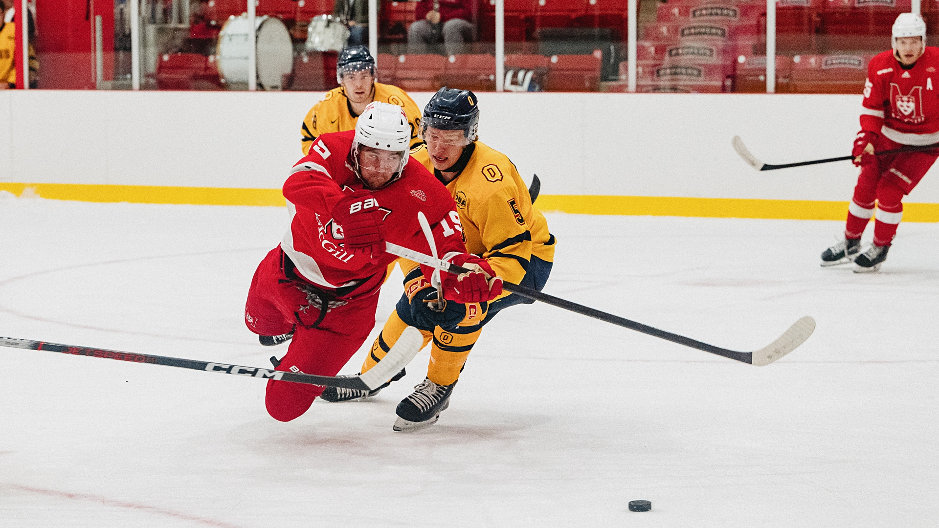 McGill's William Rouleau flies through the air with the greatest of ease