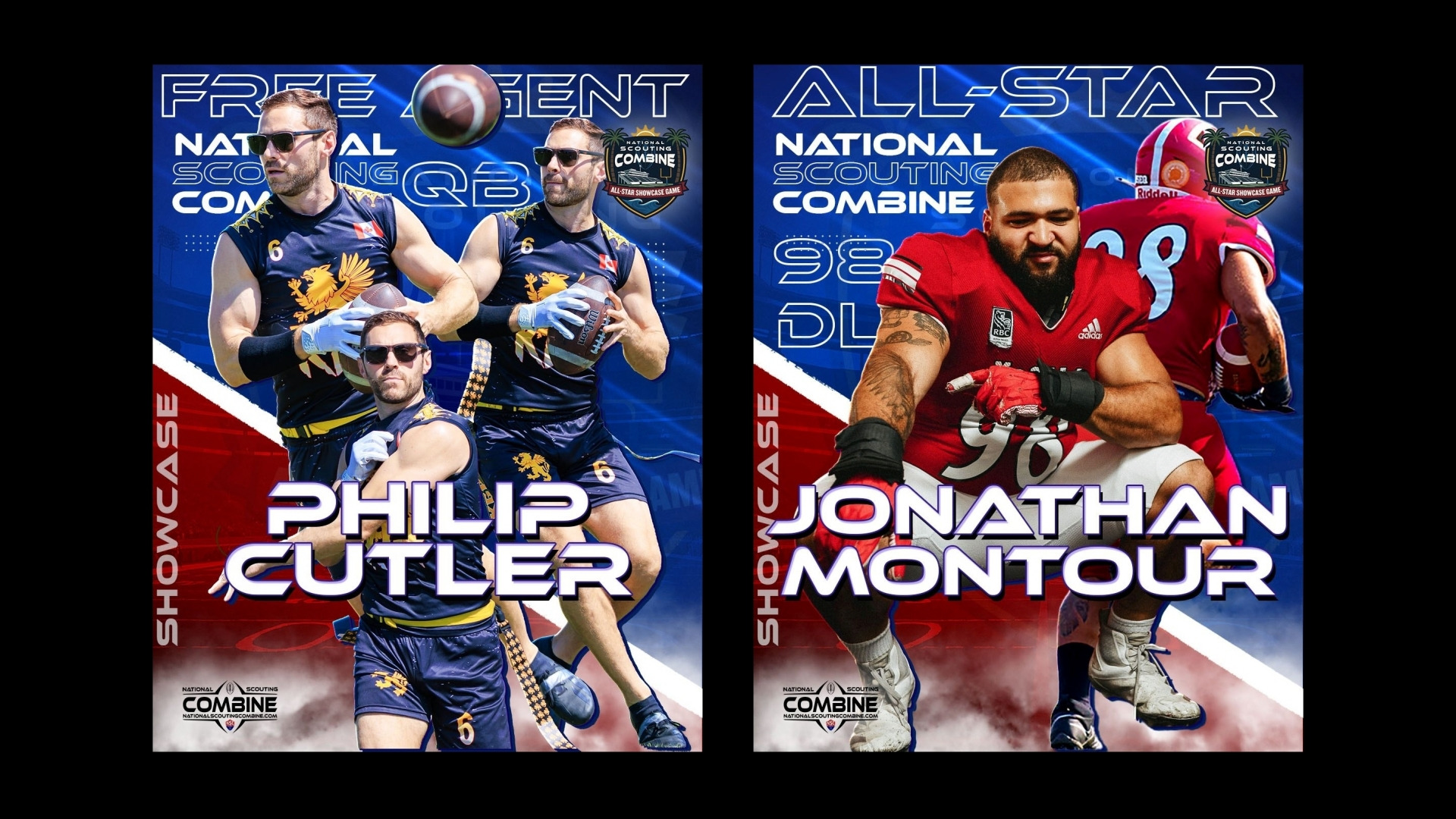 McGill football grads Philip Cutler (L) and Jonathan Montour (R)