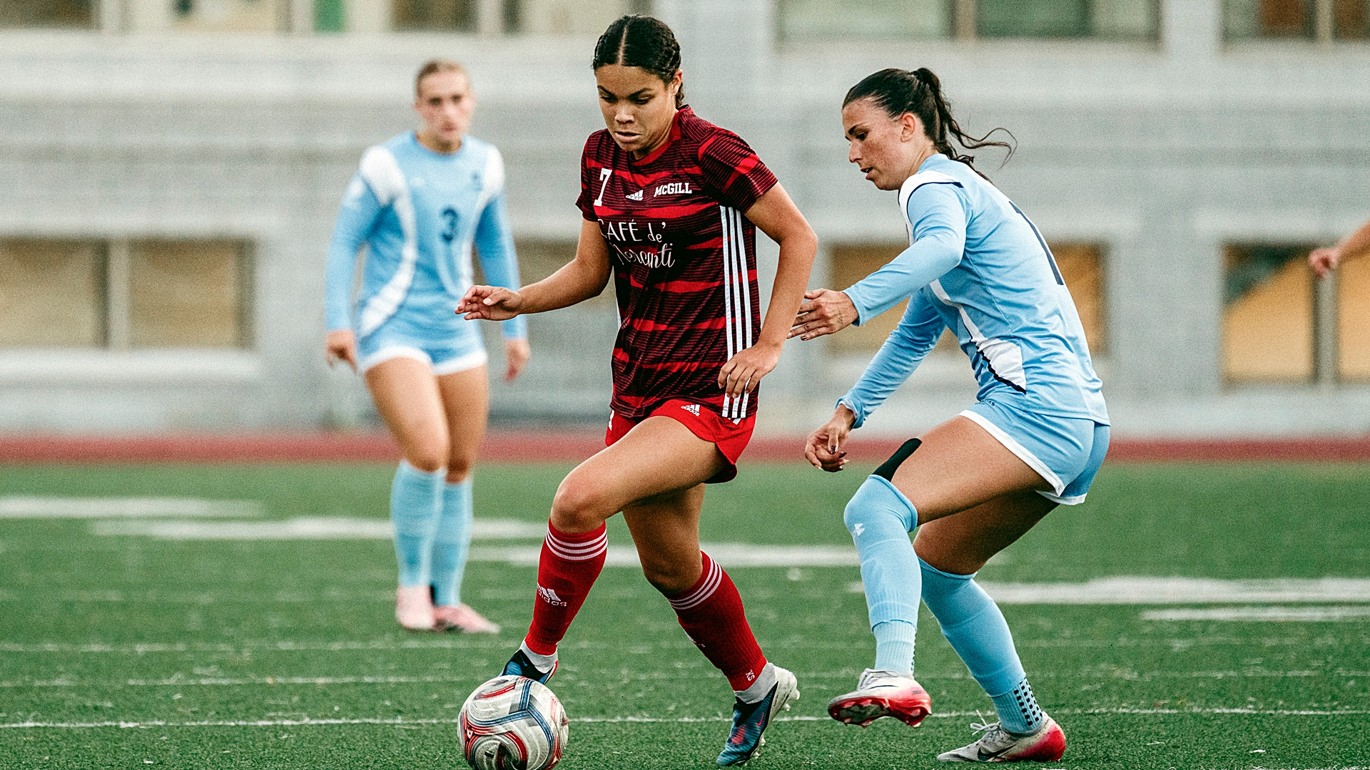 MONTREAL, CANADA - SEPTEMBER 18: McGill Martlets Soccer vs UQAM on September 18, 2026 in Montreal, QC, Canada. (Photo by Matt Garies / McGill Athletics)