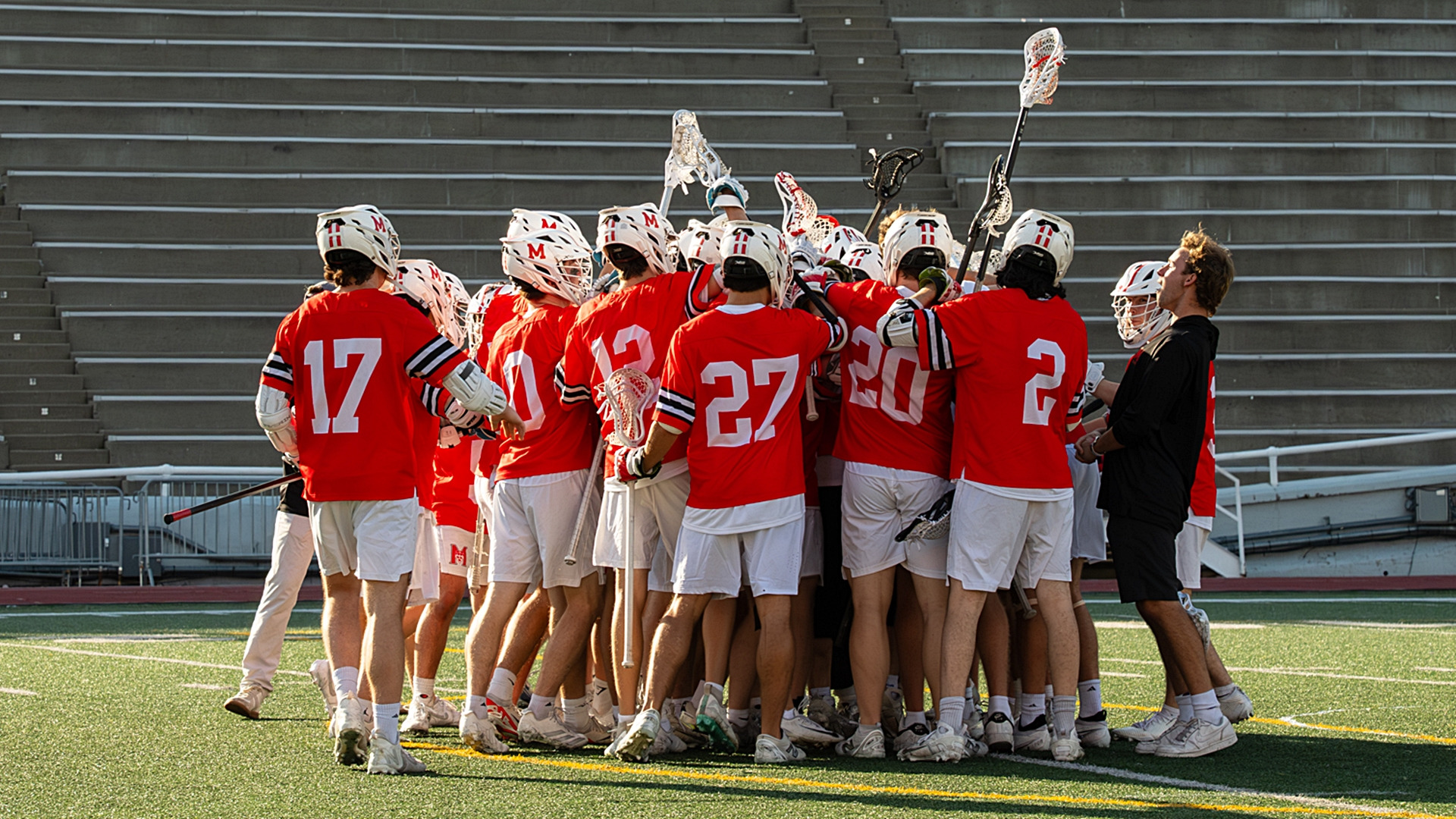 McGill celebrates goal against Trent
