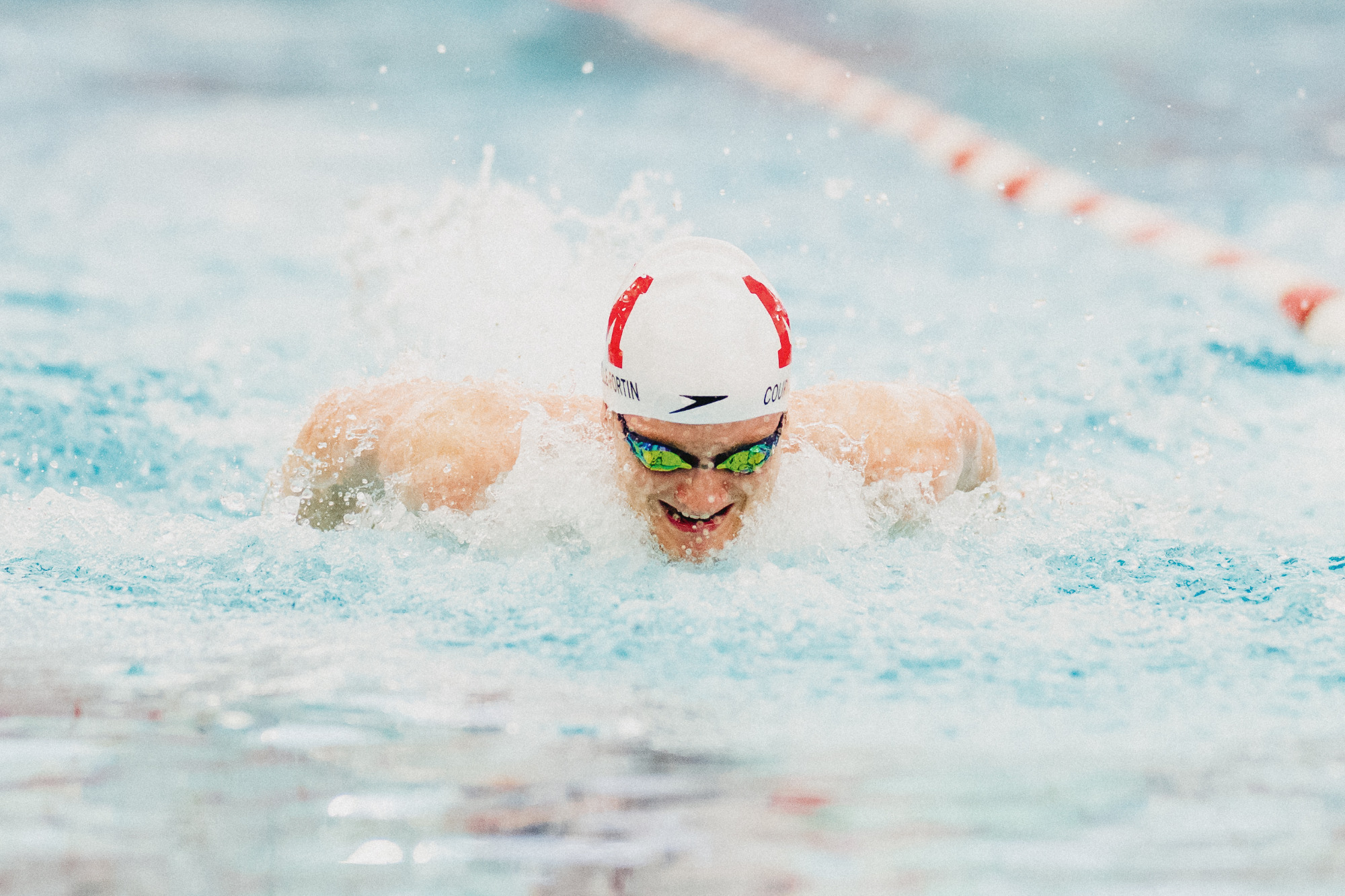Loic Courville-Fortin at RSEQ Cup 2 on October 26, 2025 in Montreal, QC, Canada. (Photo by Matt Garies / McGill Athletics)