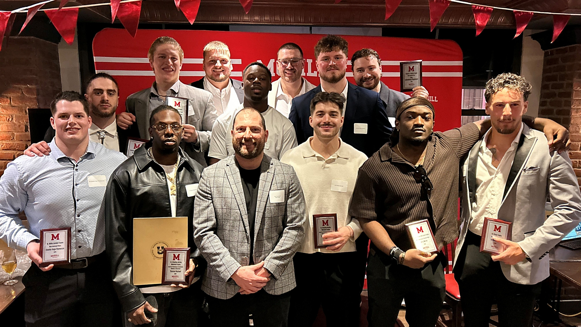 McGill football awards gala trophy winners for 2025-26