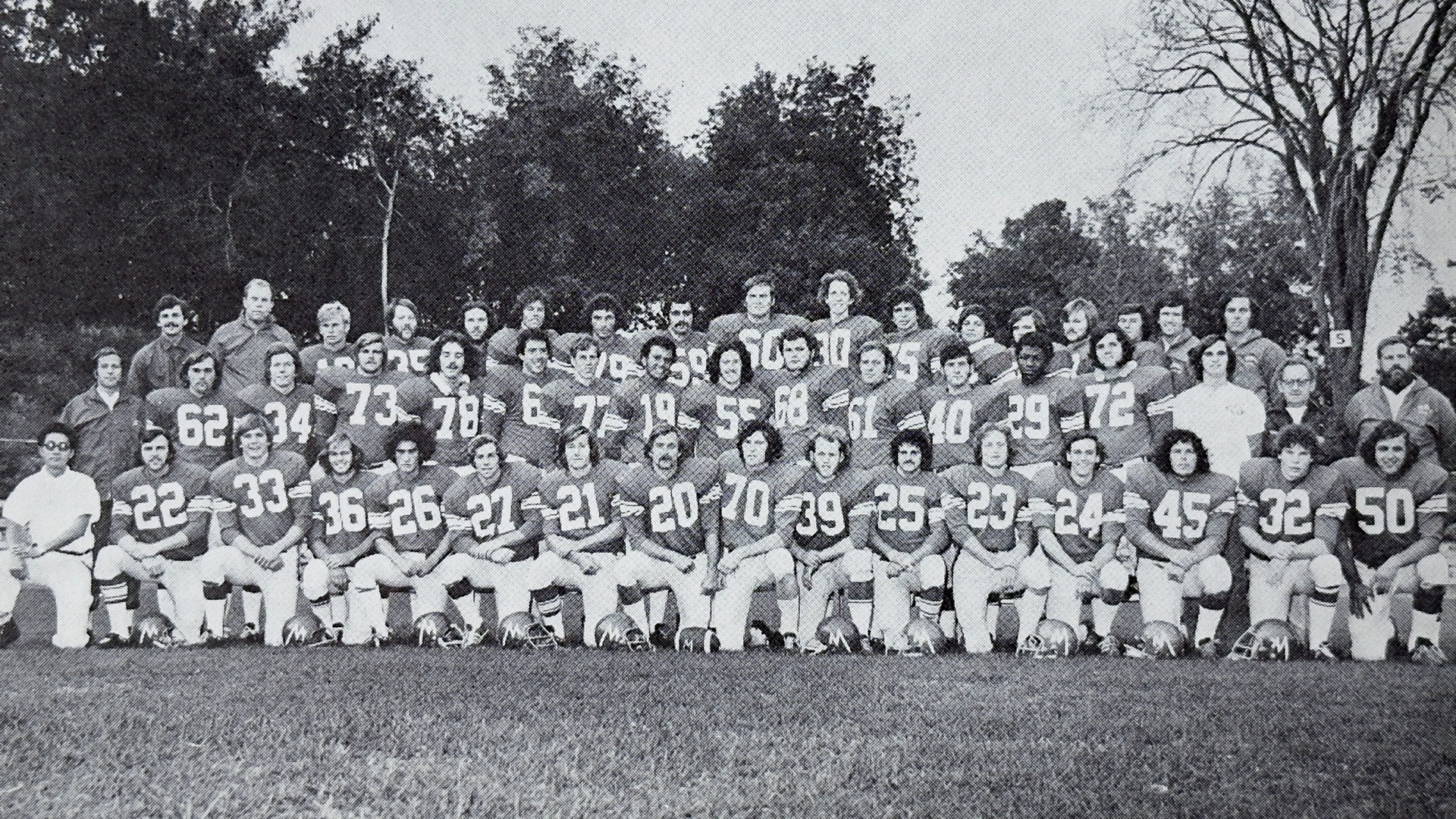 The McGill football team posted an undefeated 1973 regular season for the first time since 1919